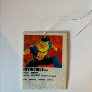 Invincible Air Freshener with Superhero Design
